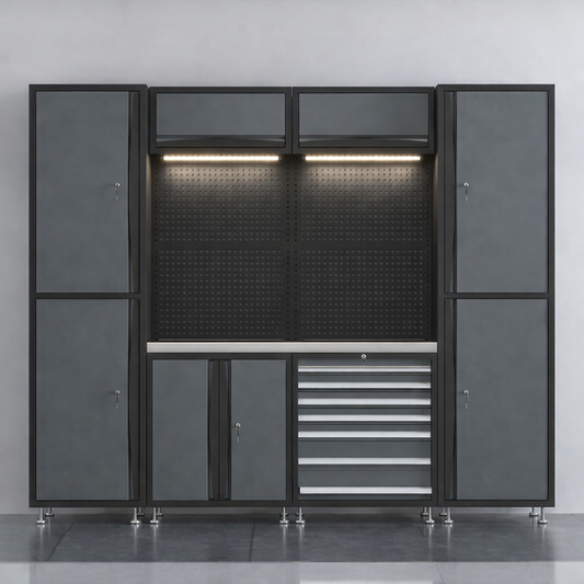 Premium Workstation With LED Work Lights & Power Outlets - Kit 2